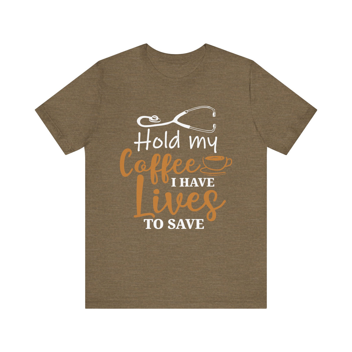 Unisex Hold My Coffee Short Sleeve Tee