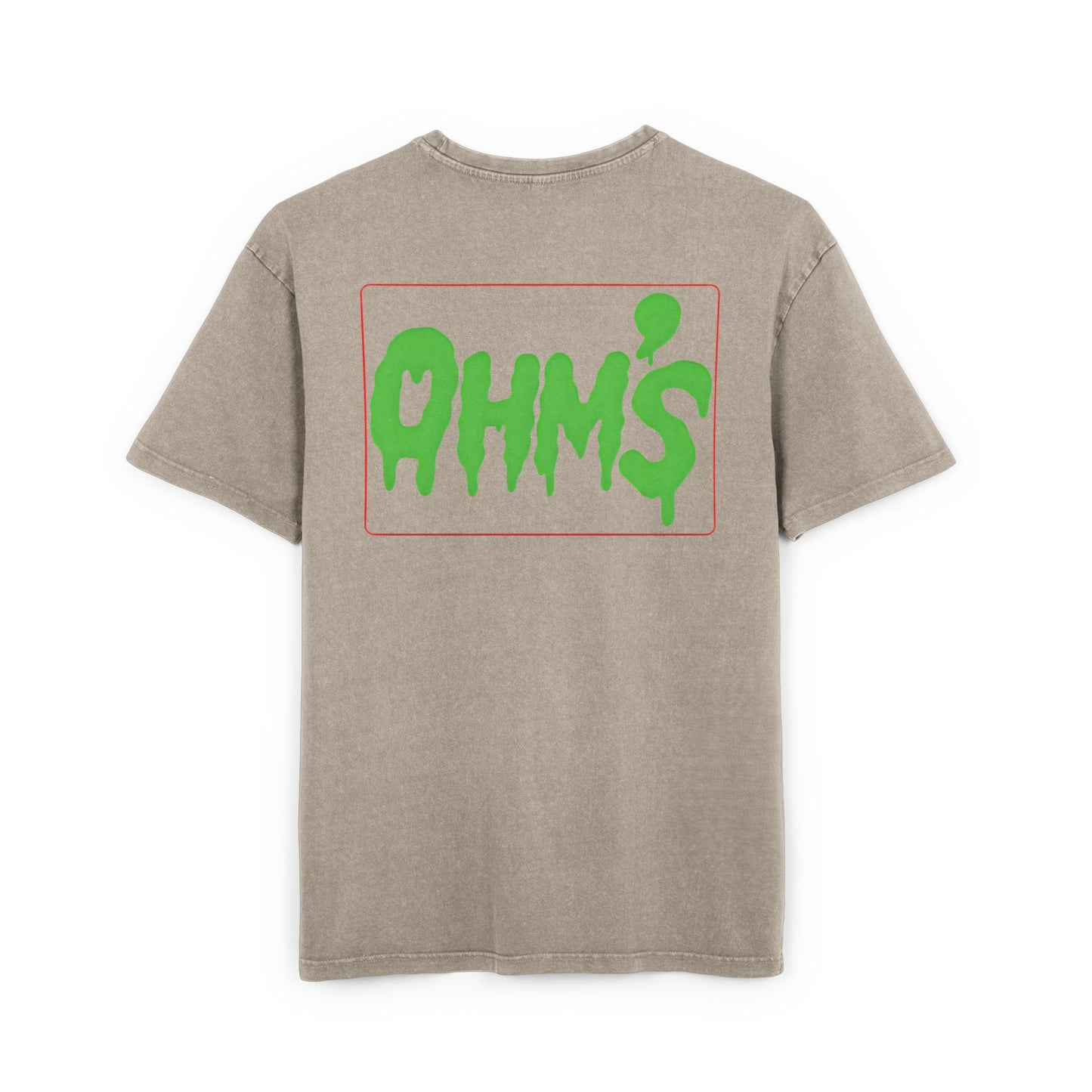 T-Shirt Olm’s Mann Acid Washed Heavy Oversize Tee for Men