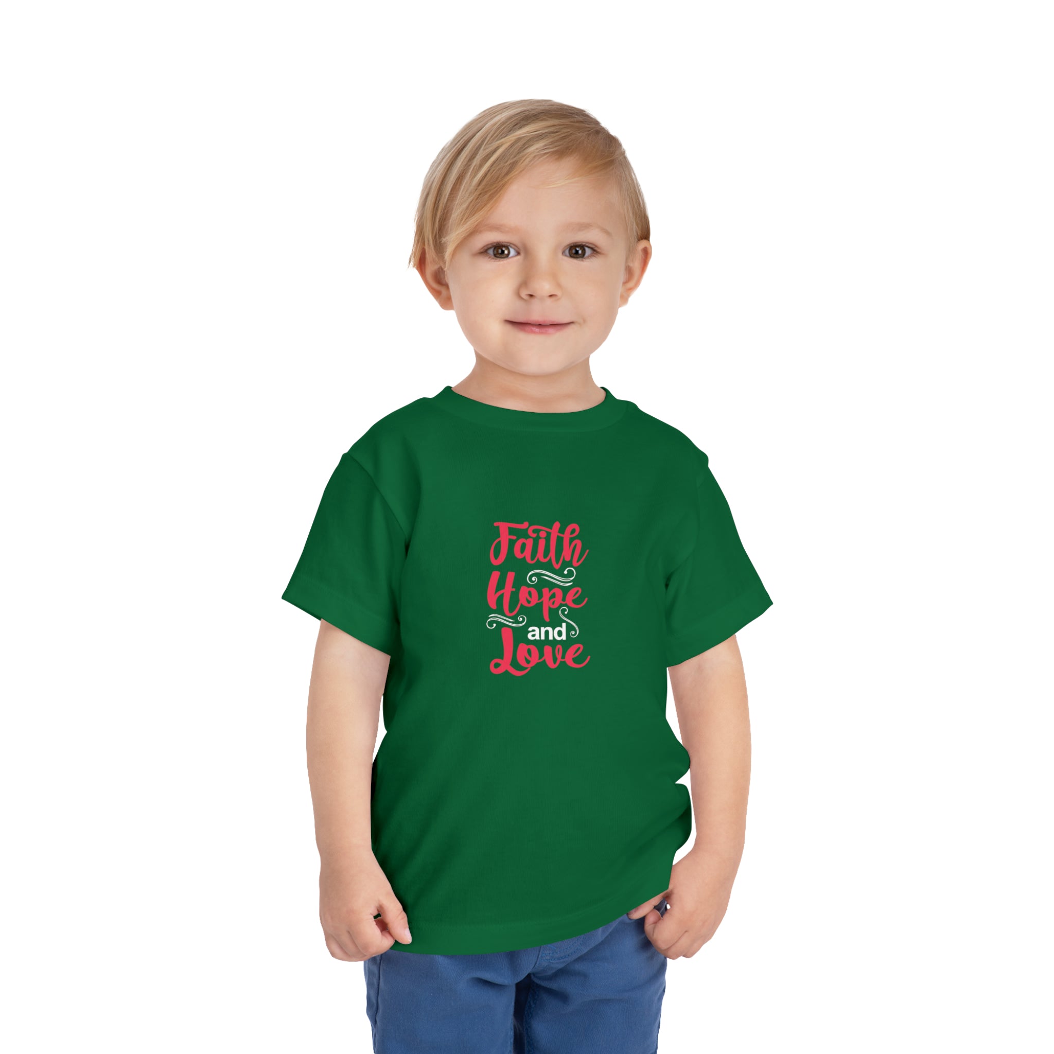 T-shirt pour tout-petits Faith Hope And Love 