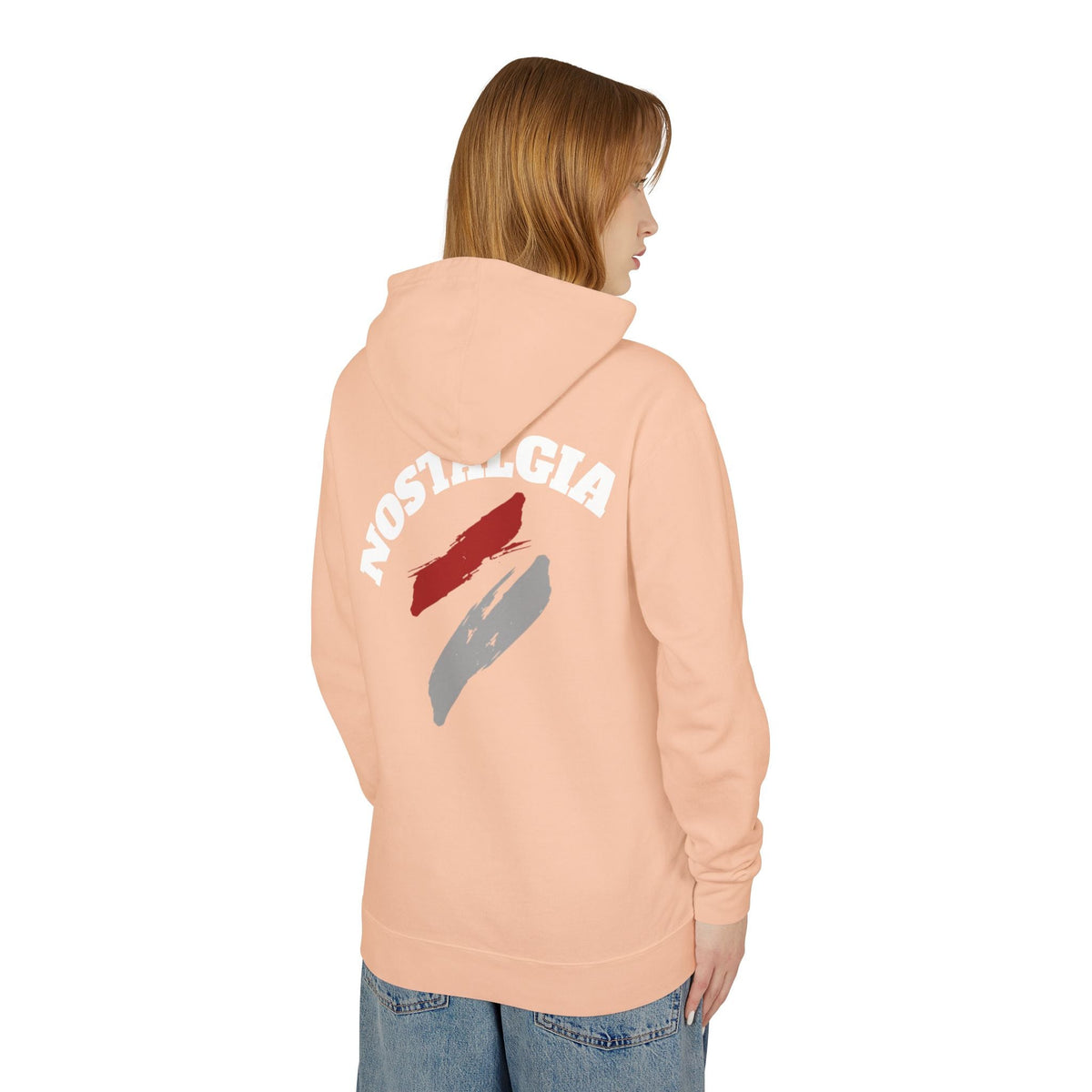 Nostalgia Hoodie: Unisex Lightweight Sweatshirt for Cool Days, Casual Wear, Gift for Friends, Retro Aesthetic, Perfect for Spring Printify
