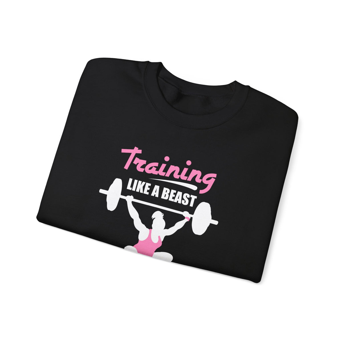 S’entraîner comme un sweat-shirt unisexe bête 