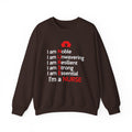 Je suis noble, je suis un sweat-shirt unisexe inébranlable 