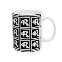 Monogrammed Ceramic Mug - Custom Gift for Coffee Lovers, Unique Kitchen Decor, Personalized Tea Cup, Perfect for Home or Office
