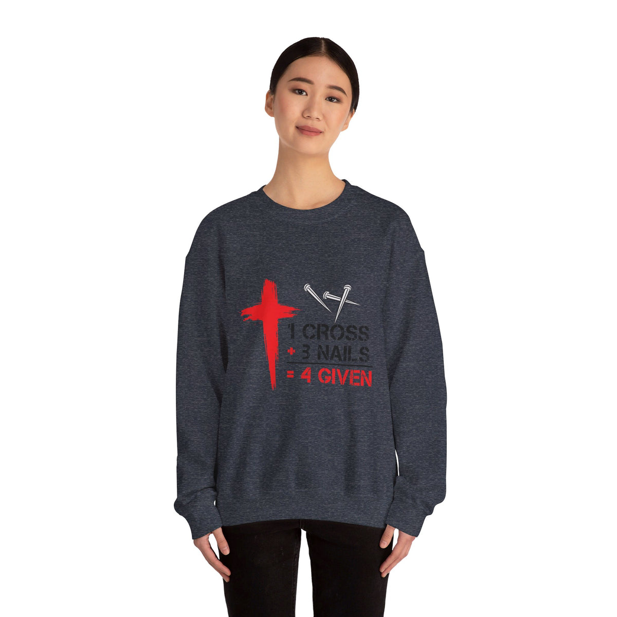 RCNSONS 1 Cross 3 Nails 4 Given Unisex Sweatshirt