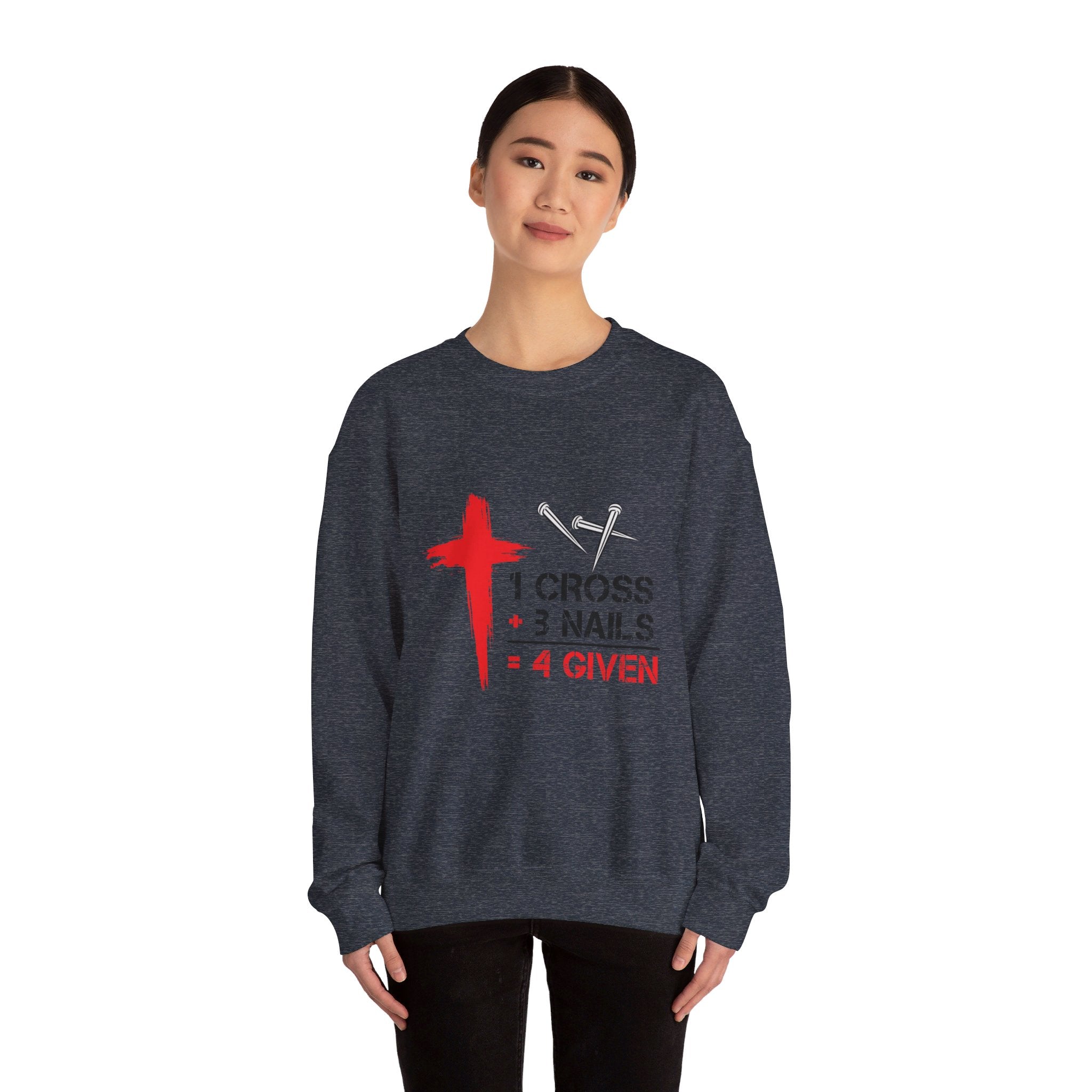 1 Croix 3 Ongles 4 Étant donné Sweat-shirt unisexe 