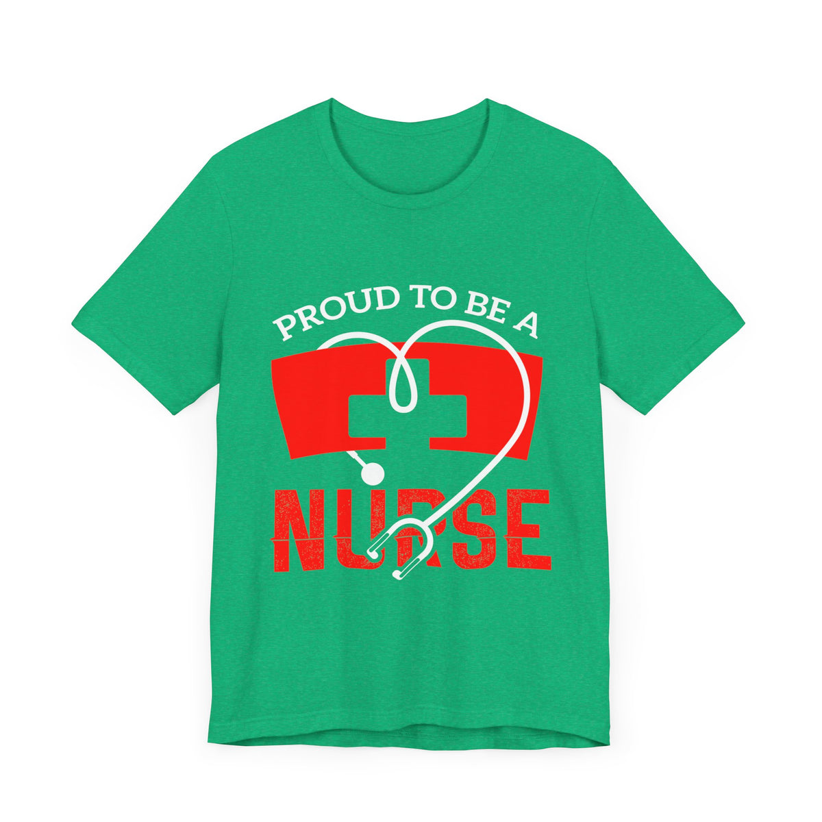 Fier d’être un tee-shirt unisexe infirmière 