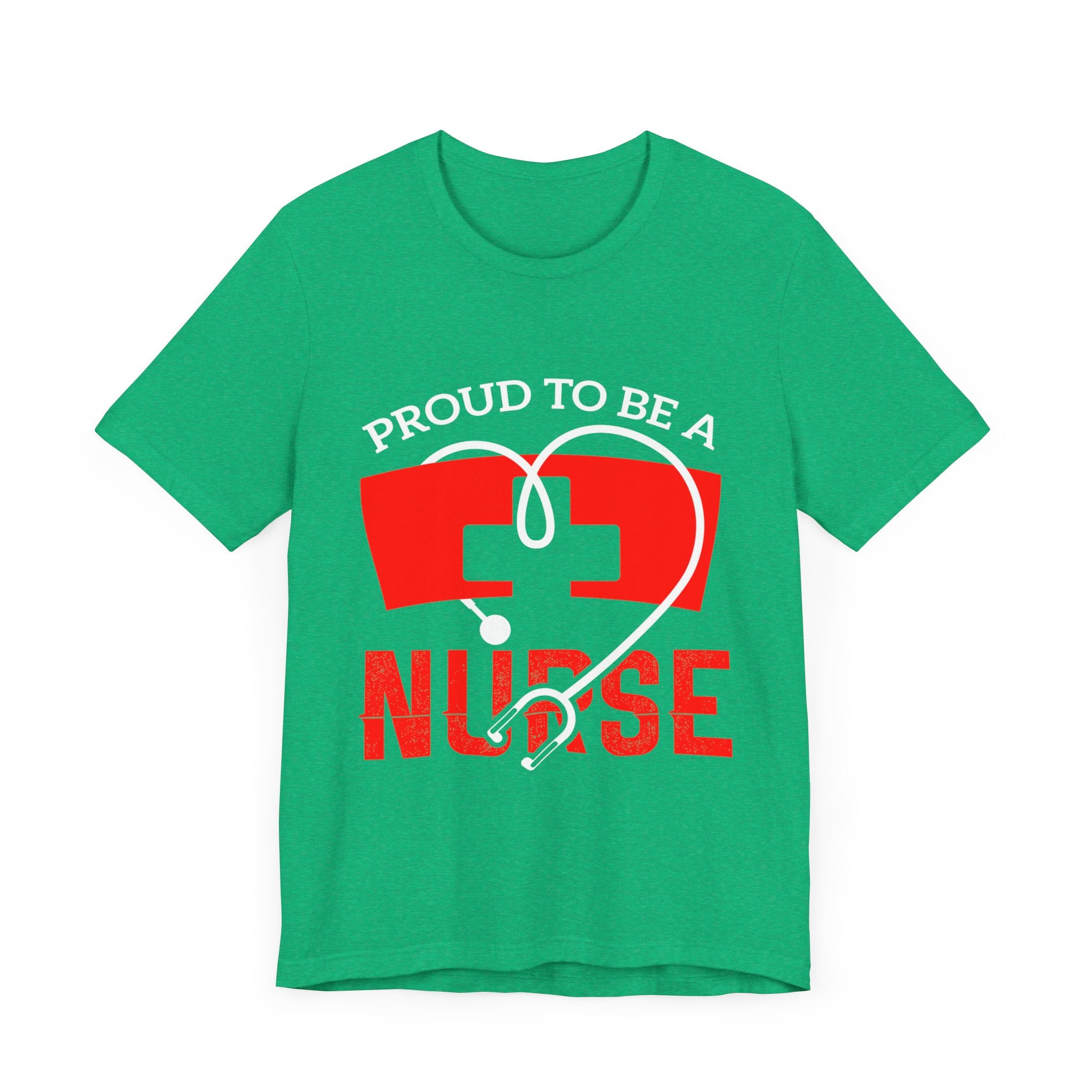 Fier d’être un tee-shirt unisexe infirmière 