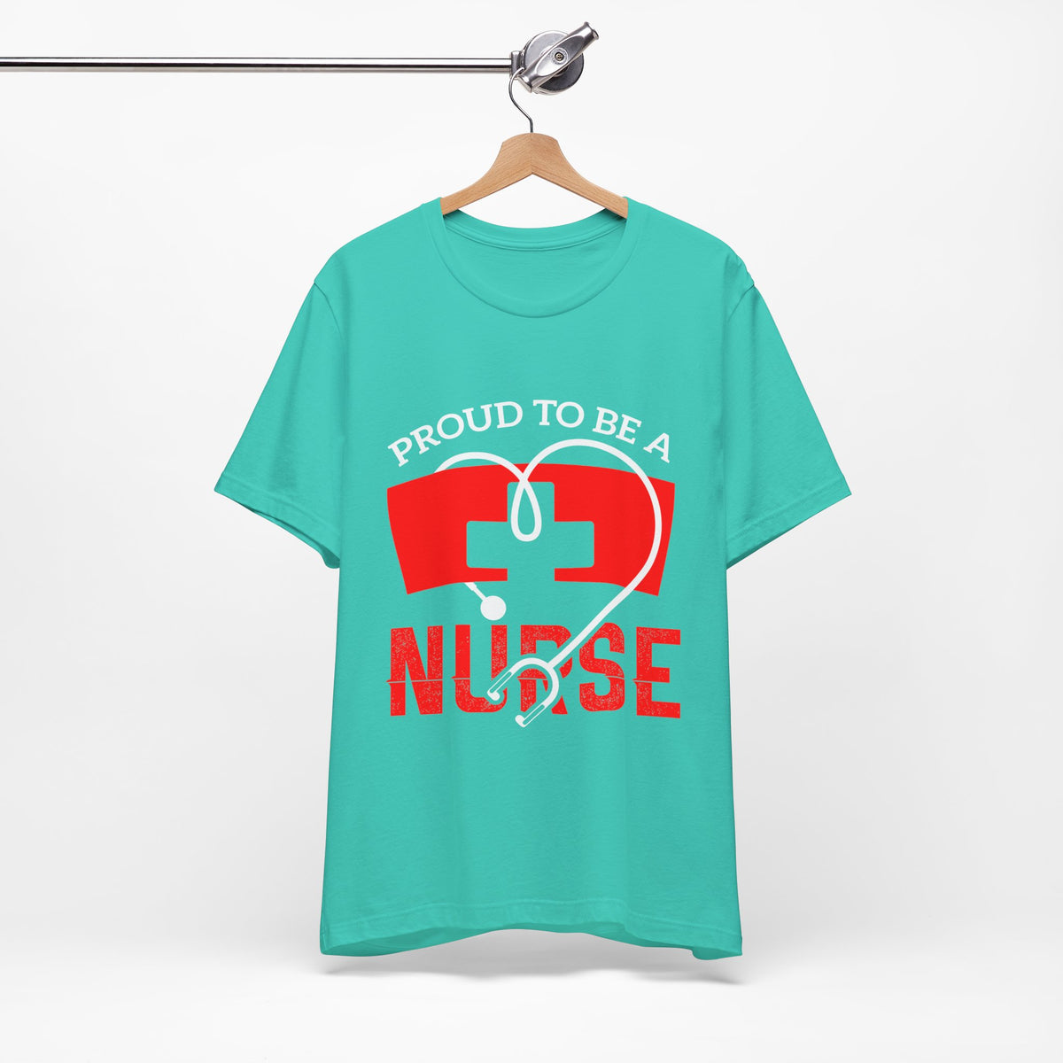 Fier d’être un tee-shirt unisexe infirmière 