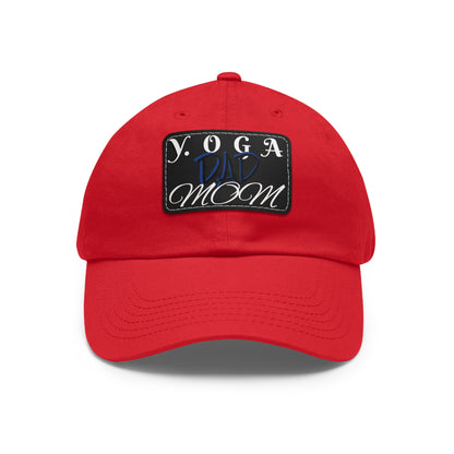 Yoga Dad Hat with Leather Patch - Casual Style for Active Parents