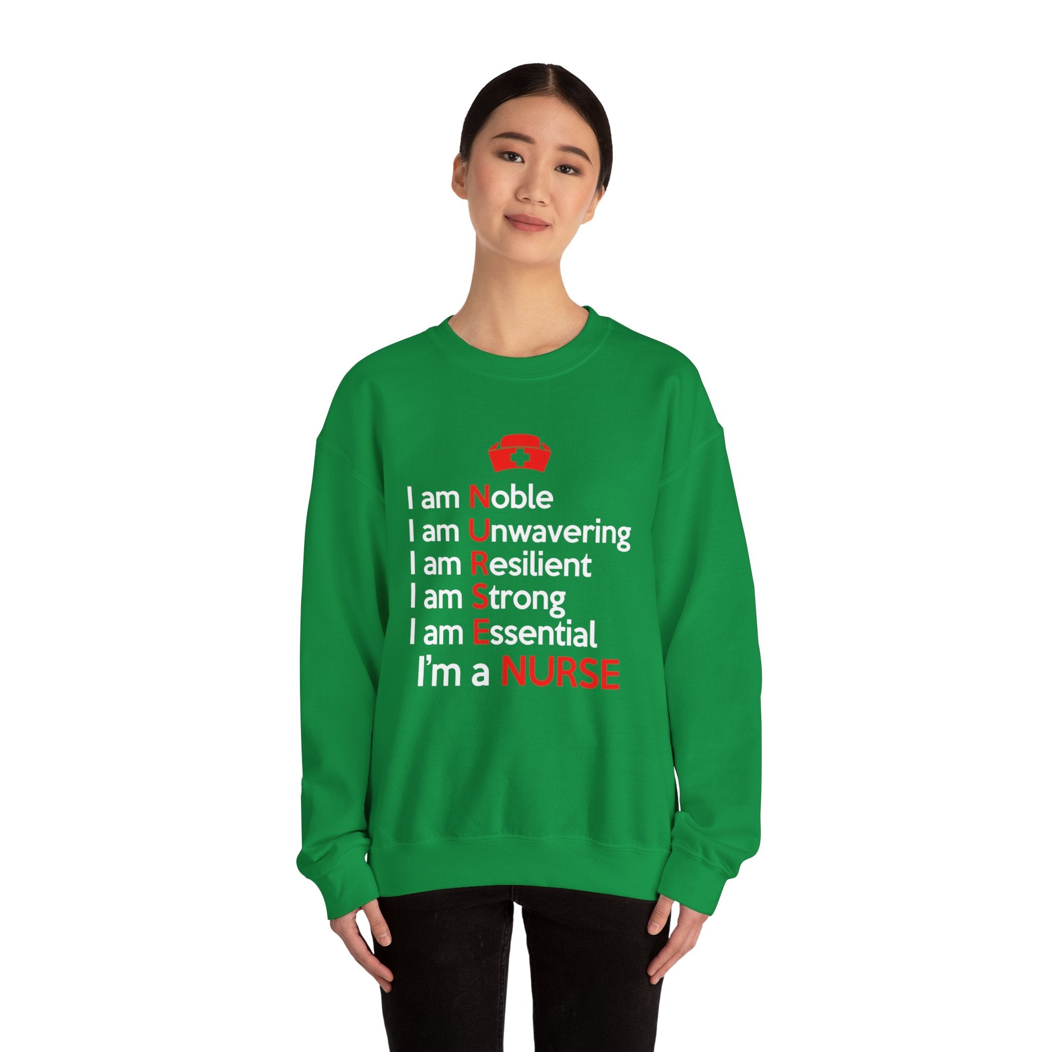 Je suis noble, je suis un sweat-shirt unisexe inébranlable 