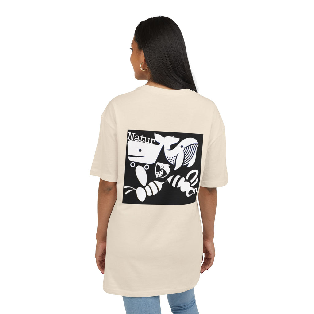 Nature-Inspired Oversize Tee - Unisex Graphic T-Shirt, Eco-Friendly Fashion, Casual Wear, Gift for Nature Lovers, Streetwear