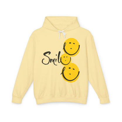 Smile Lightweight Hooded Sweatshirt