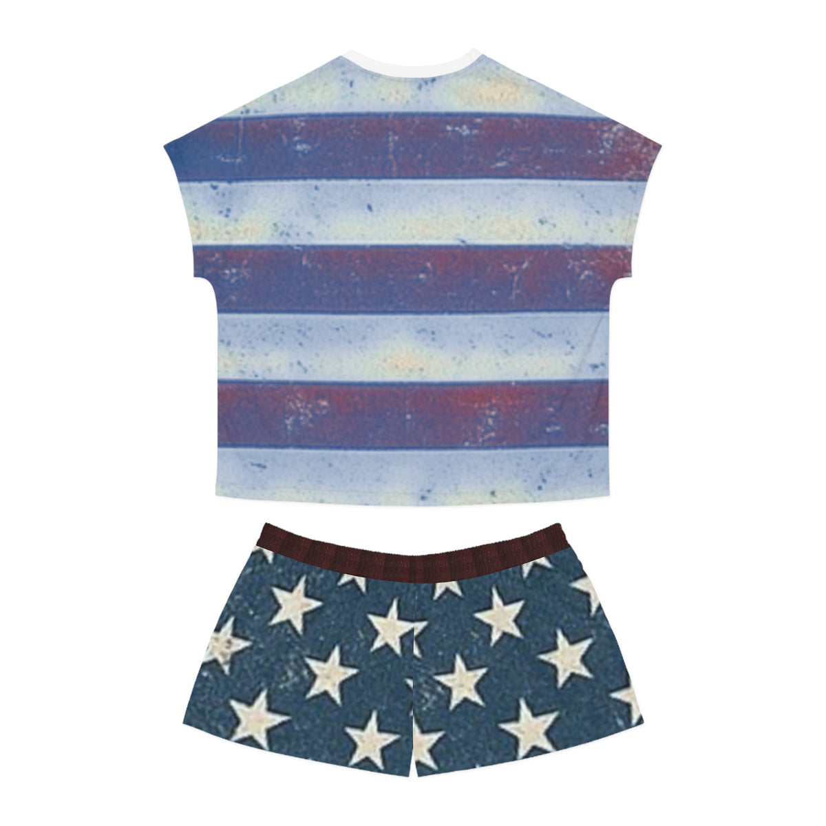 Patriotic Women's Pajama Set, USA Stars and Stripes Sleepwear, Red White Blue Loungewear, Perfect for Independence Day and Comfortable [...]