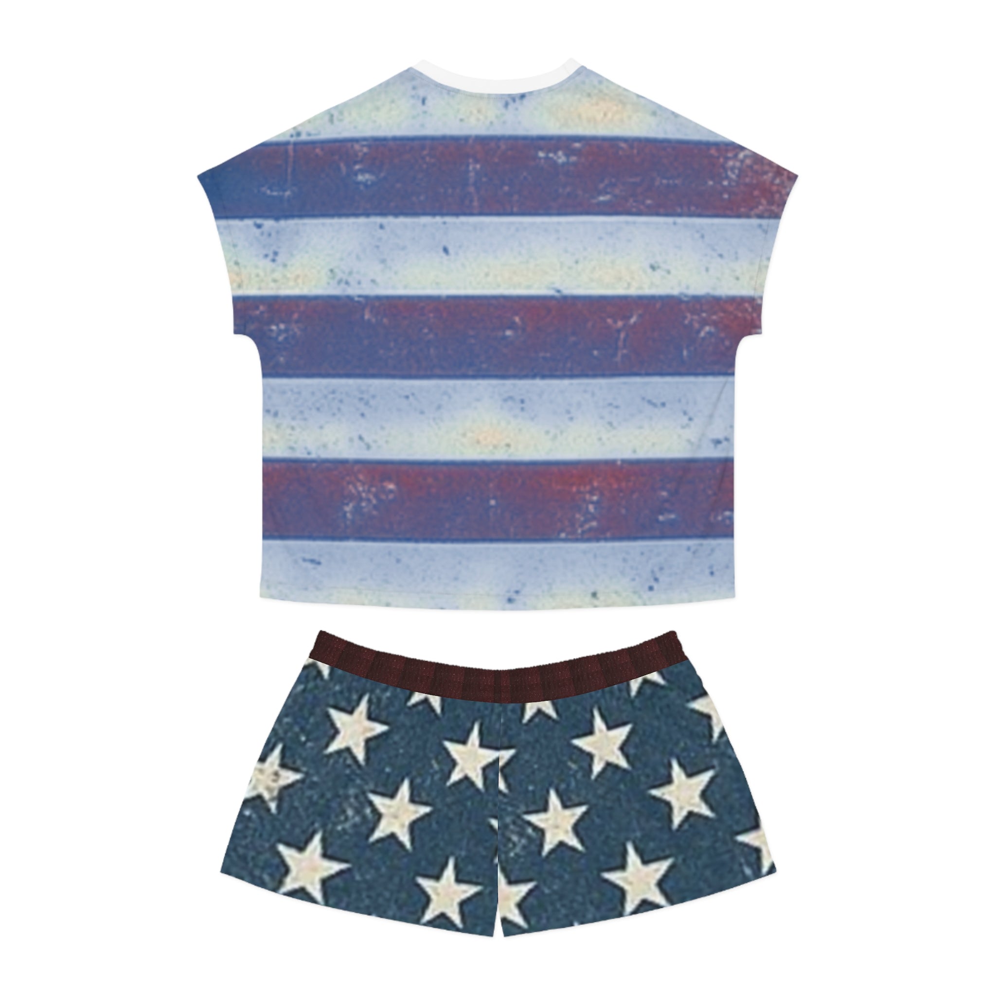 Patriotic Women's Pajama Set, USA Stars and Stripes Sleepwear, Red White Blue Loungewear, Perfect for Independence Day and Comfortable [...]