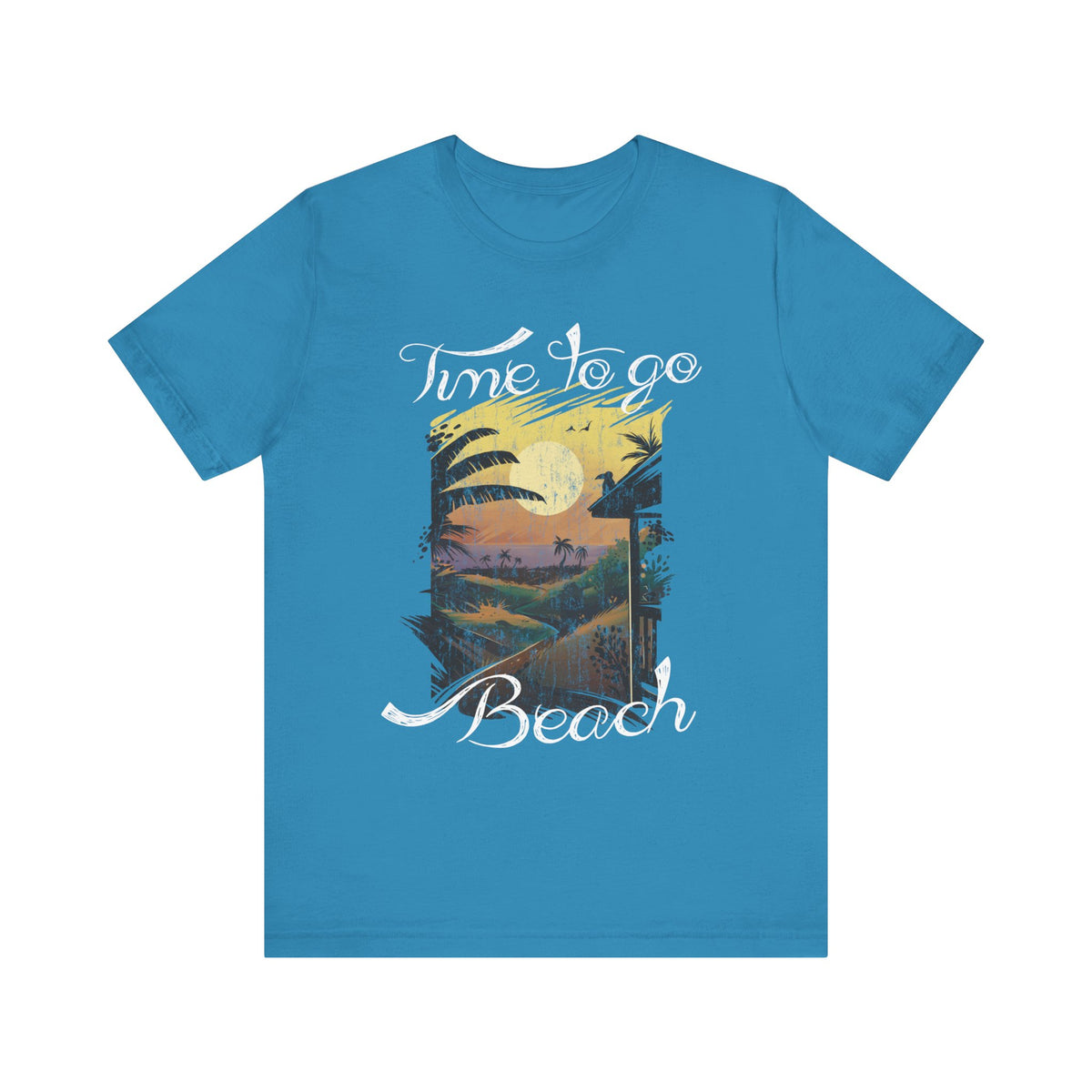 Il est temps d’aller à la plage Tee-shirt unisexe 