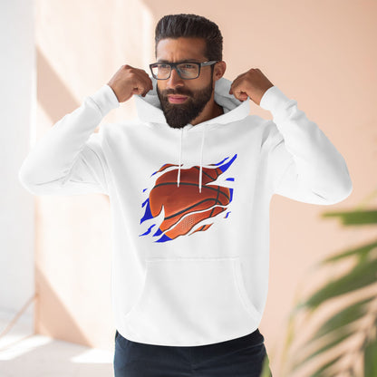 RCNSONS Unisex Three-Panel Fleece ‚Baseball‘ Hoodie