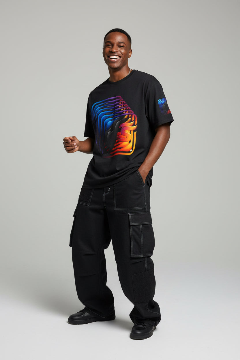 Abstract Sunset Layers T-Shirt