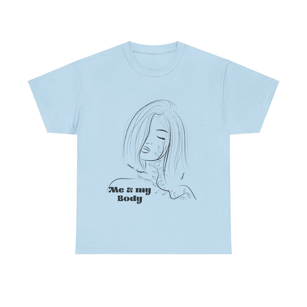 Unisex Faded Cotton Me my Body  Tee