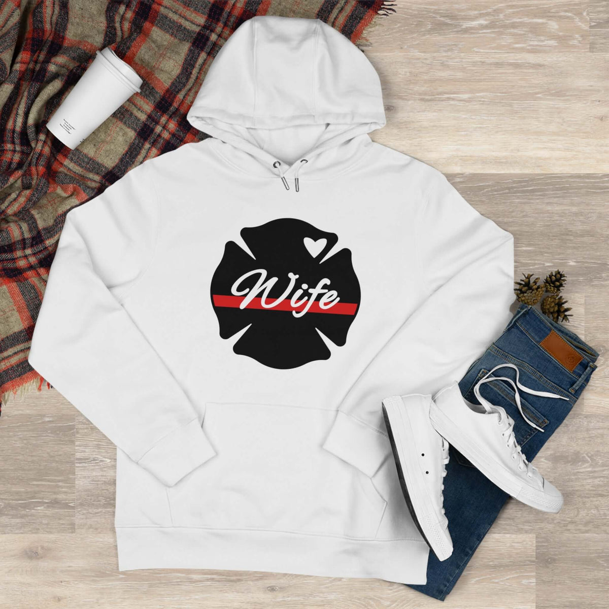 King Hooded Sweatshirt - Wife