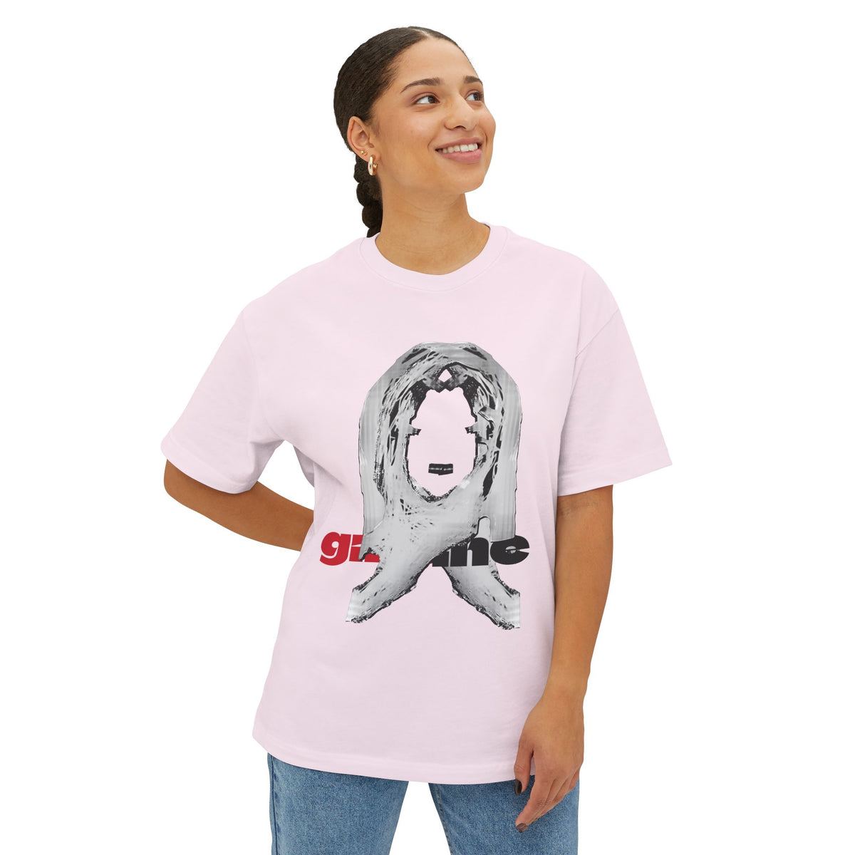 Oversized Boxy Tee - Unique Gine Design