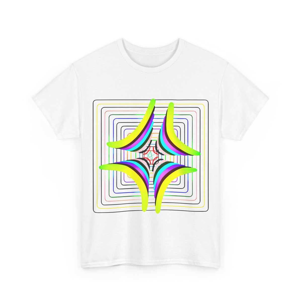 Unisex Heavy Cotton Tee ‚Rainbow‘