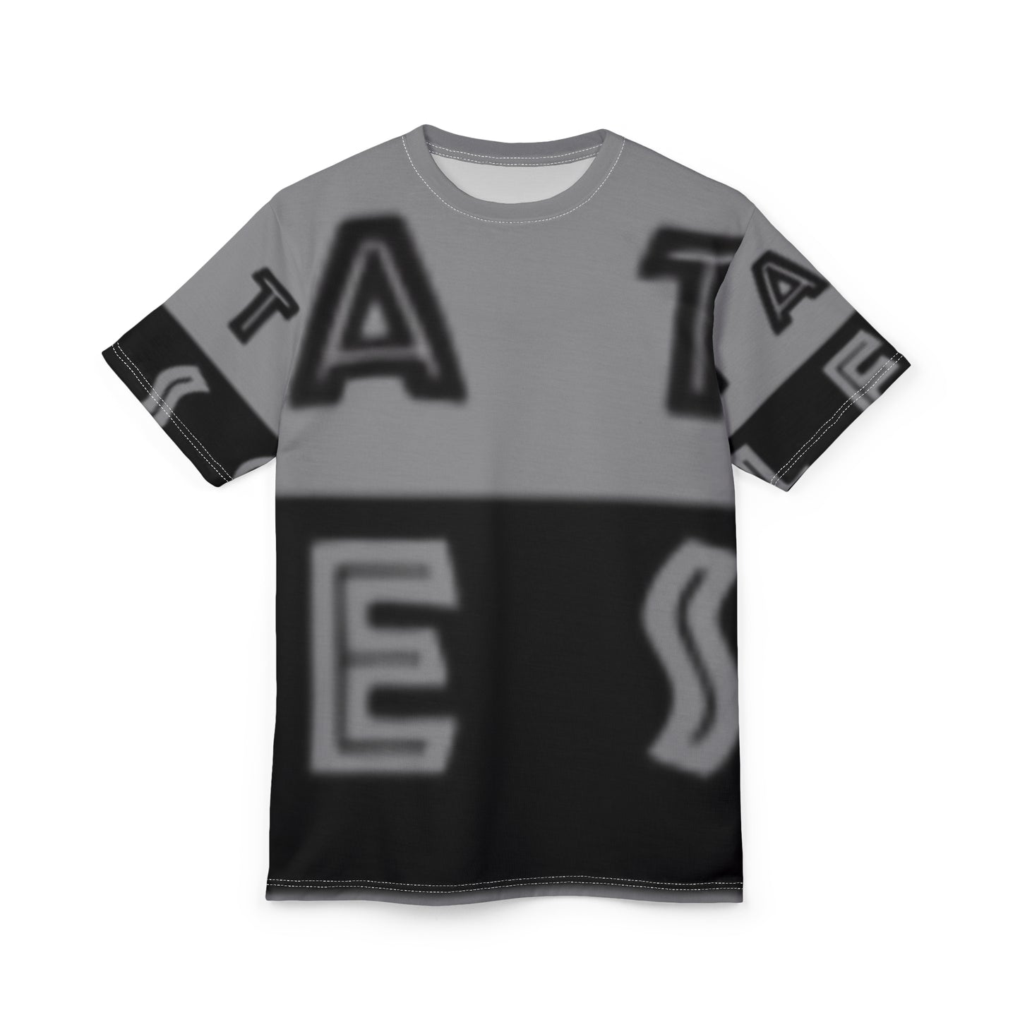 Modern Unisex Graphic Tee - Unique Cut & Sew Design