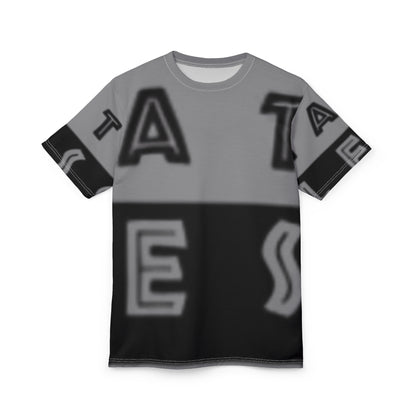 Modern Unisex Graphic Tee - Unique Cut & Sew Design
