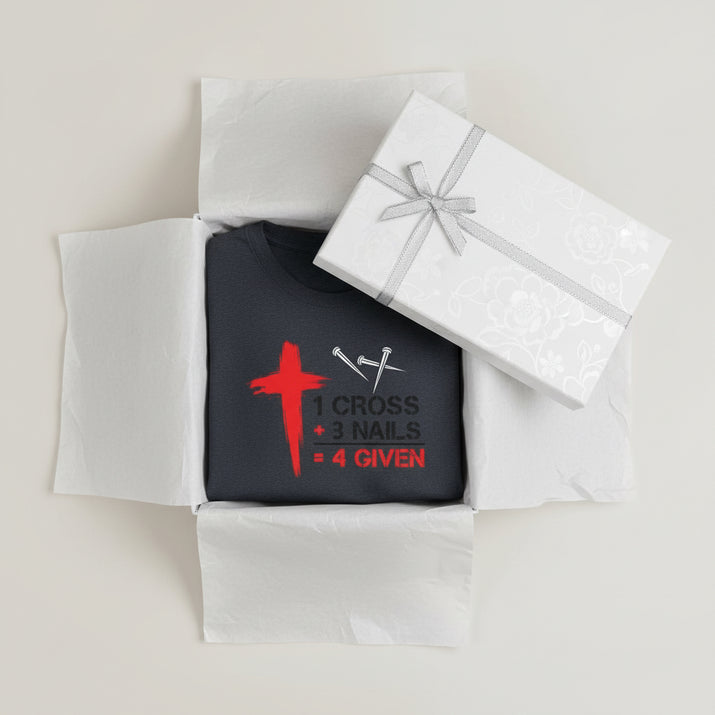 1 Cross +3 Nails =Four Unisex Tee - RC’nSONS