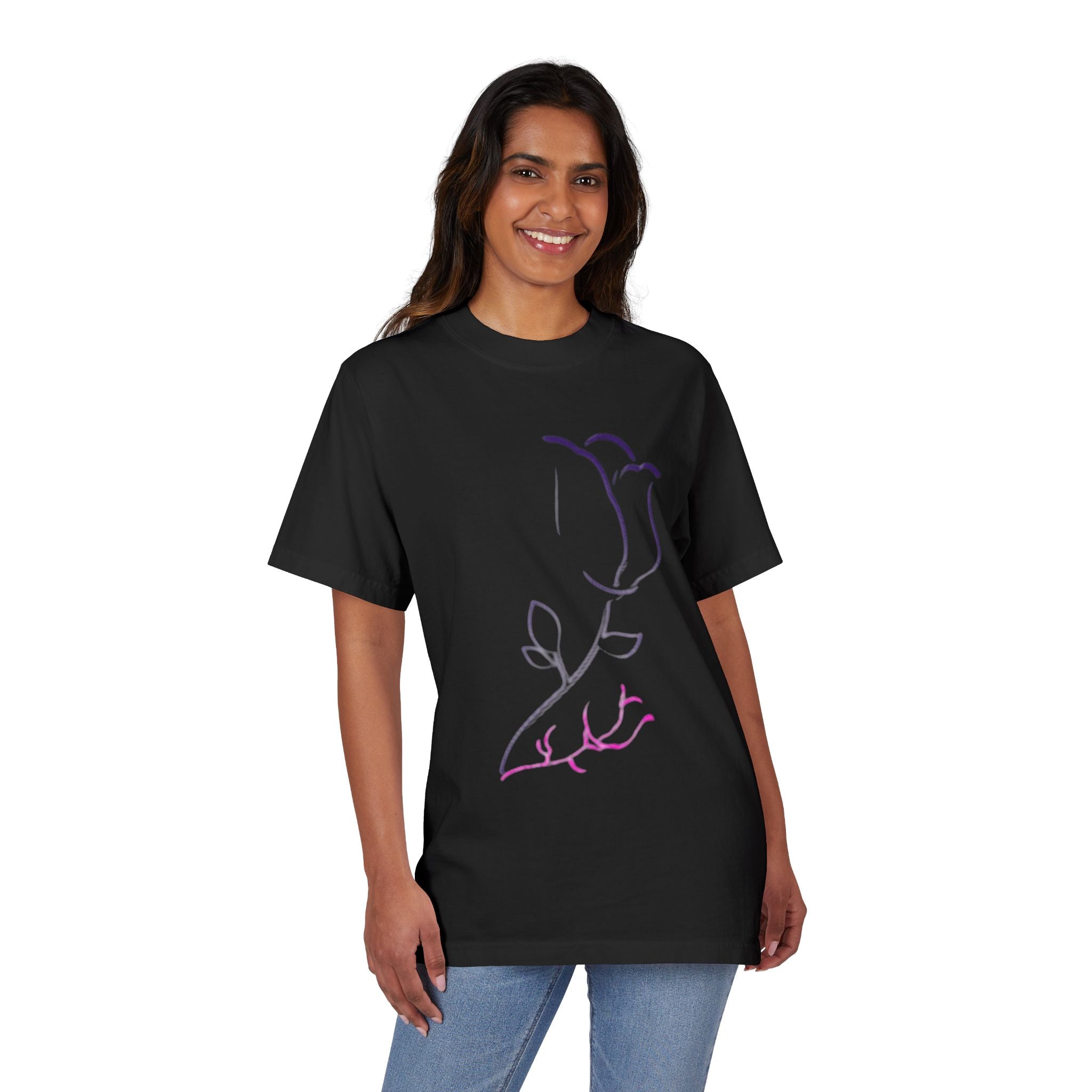 Floral Elegance Unisex T-Shirt - Perfect for Casual Days, Gift for Nature Lovers, Summer Outfit, Eco-Friendly Style