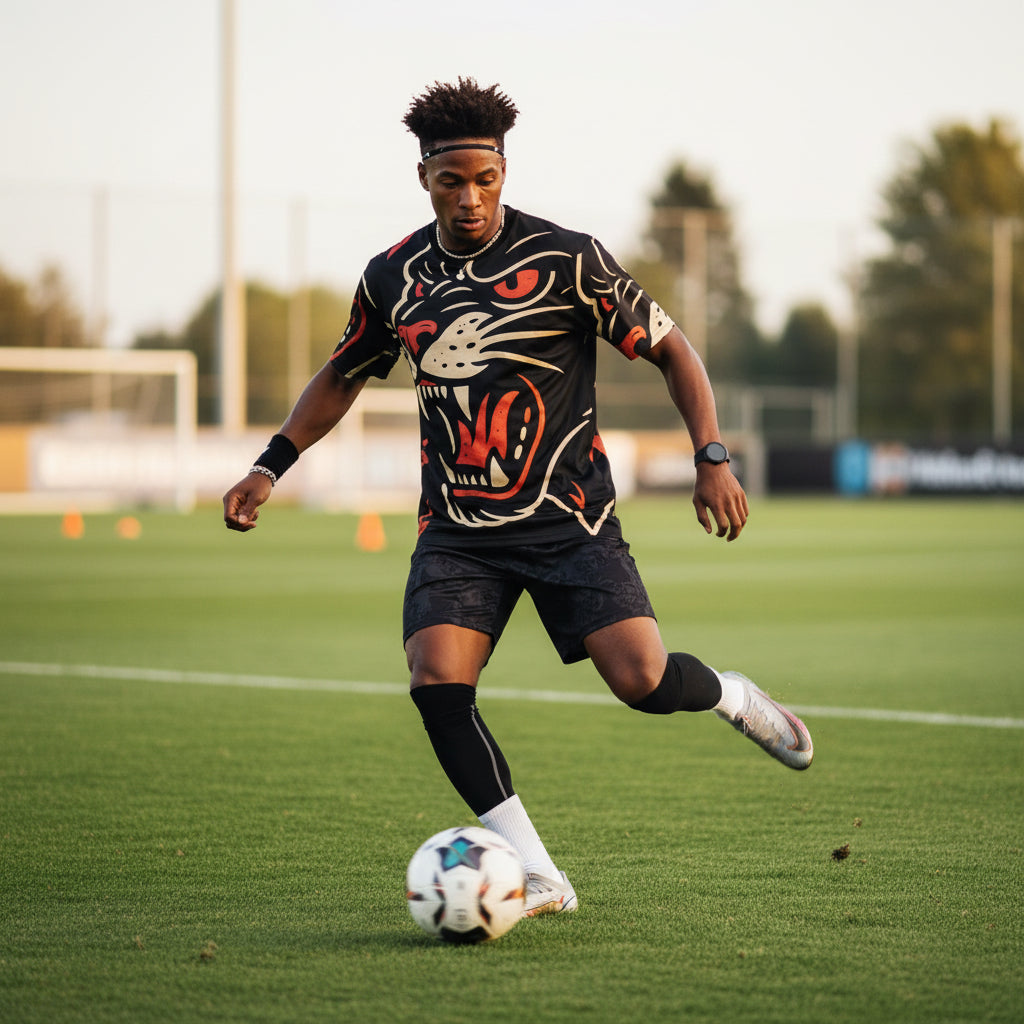 Panther Football Jersey, Unisex Sports Apparel, AOP Team Jersey, Gametime Fashion, Football Fan Gear Printify