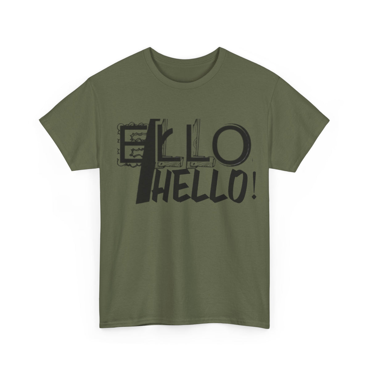 Hello Unisex Tee - Casual and Stylish Cotton T-Shirt for All Occasions