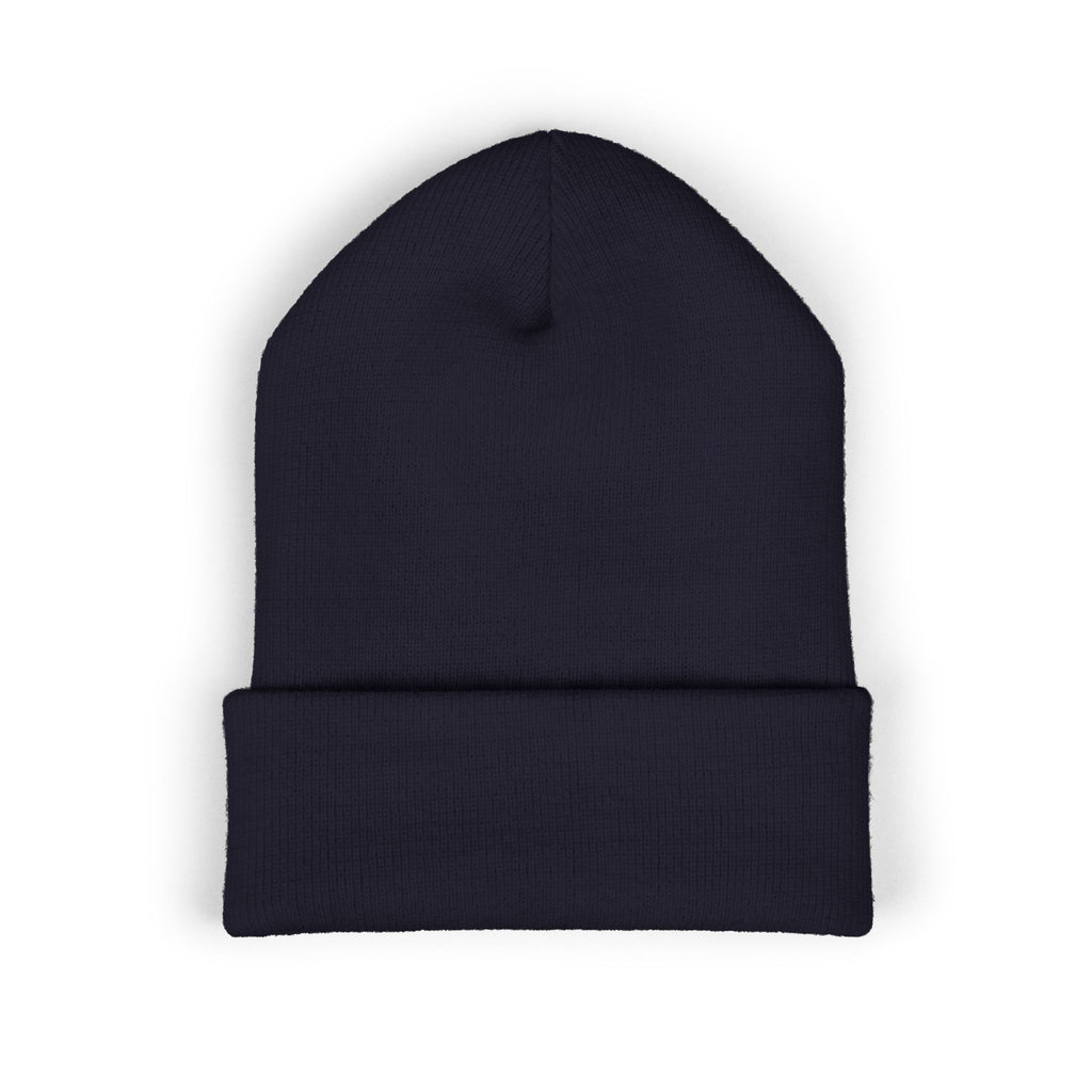 Embroidered Pushup Cuffed Beanie - Stylish Winter Accessory
