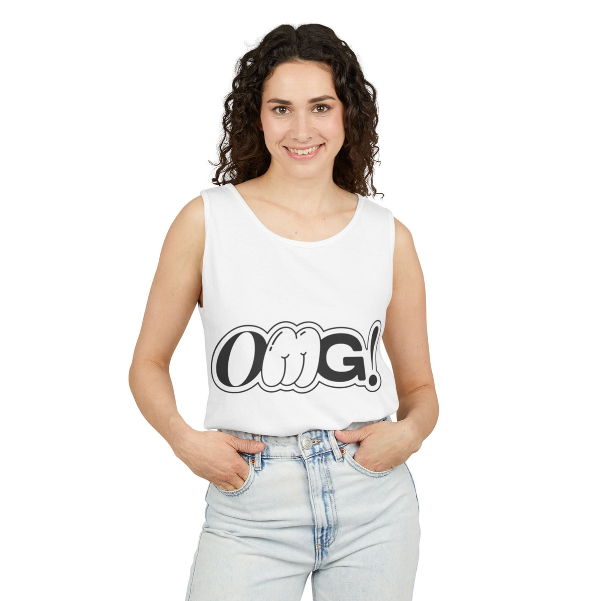 OMG!-Dyed Tank Top