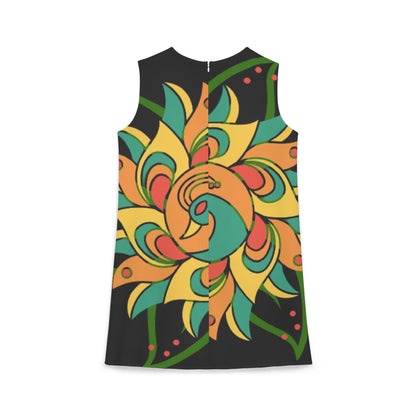 RC'nSONS A-line Sleeveless Zipper Dress (AOP)