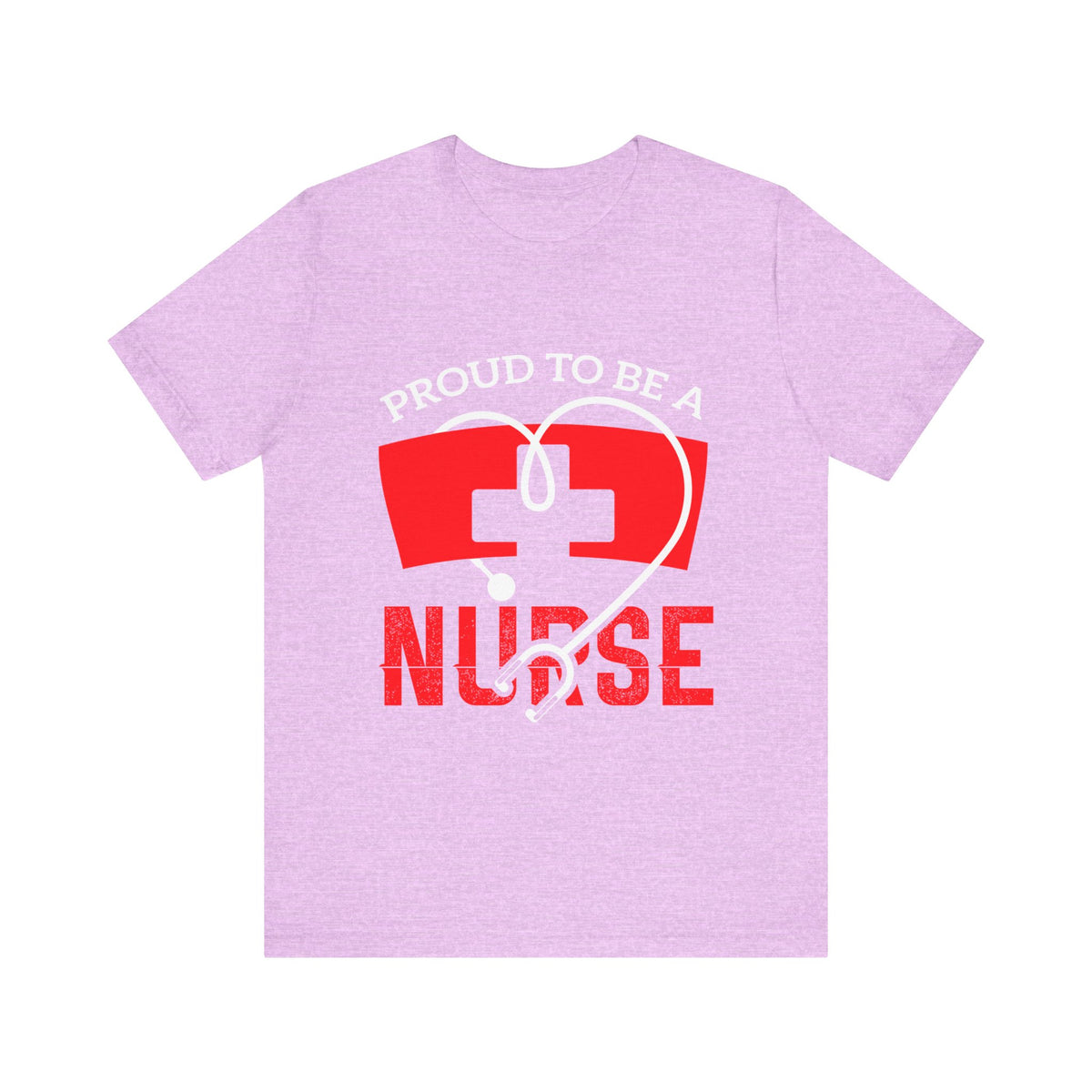 Fier d’être un tee-shirt unisexe infirmière 