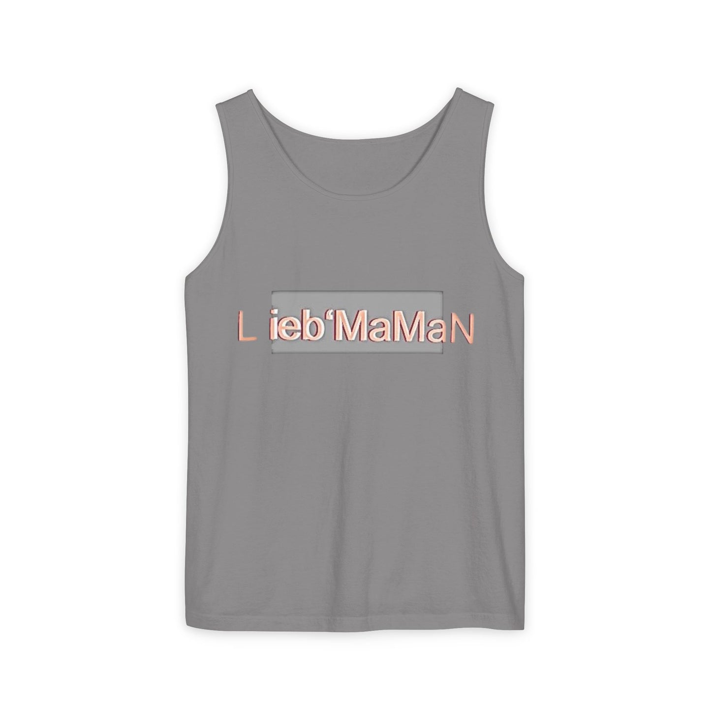 Lieb'MaMan Unisex Garment-Dyed Tank Top - Stylish and Comfortable Summer Wear