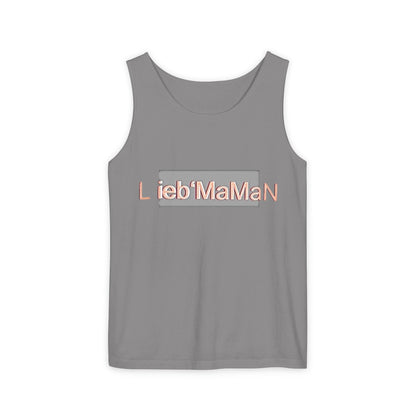 Lieb'MaMan Unisex Garment-Dyed Tank Top - Stylish and Comfortable Summer Wear