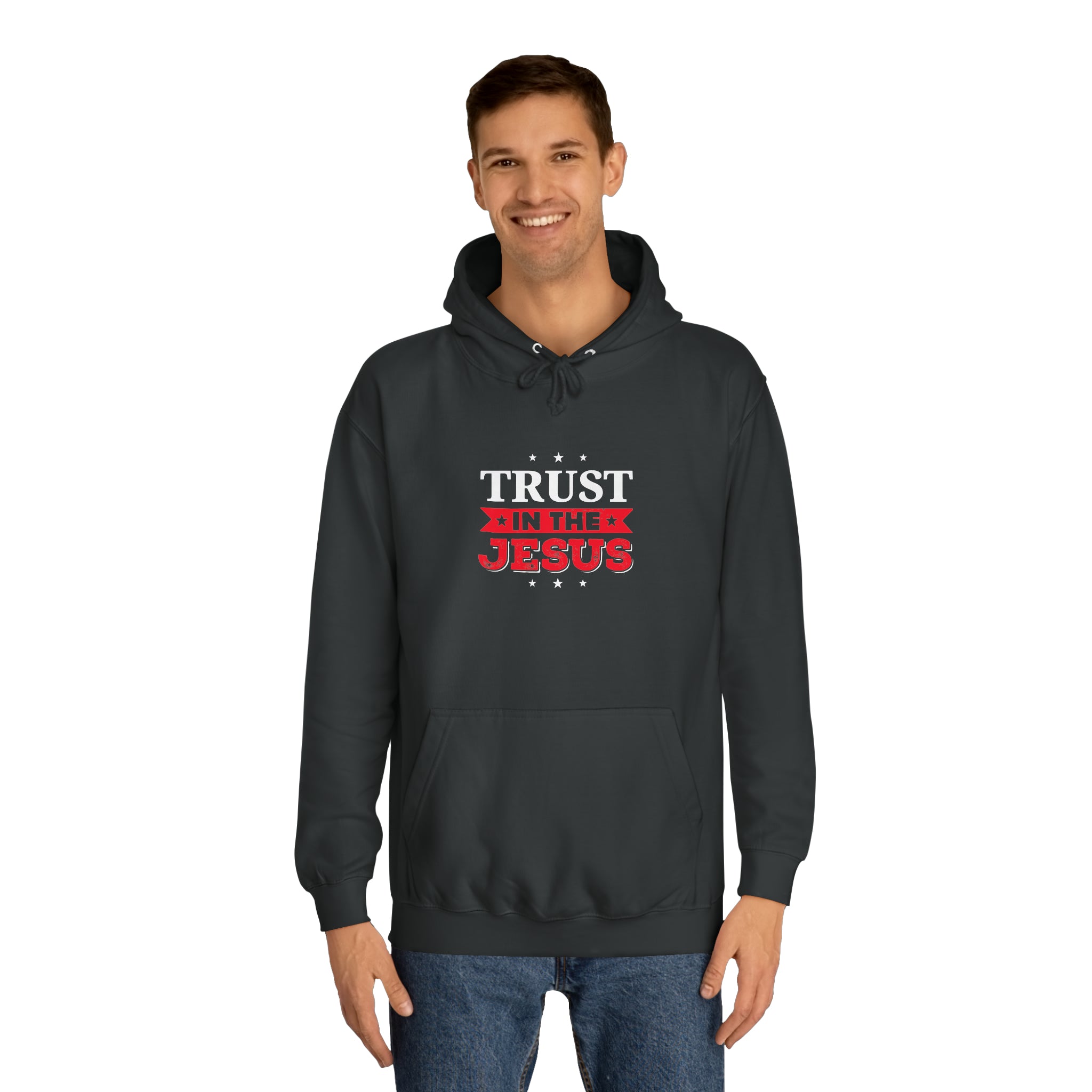 Faites confiance au sweat à capuche unisexe Jésus 