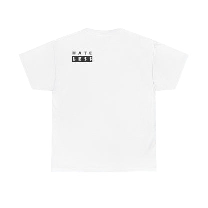 HATE LESS Unisex Heavy Cotton Tee - Comfortable Casual Wear