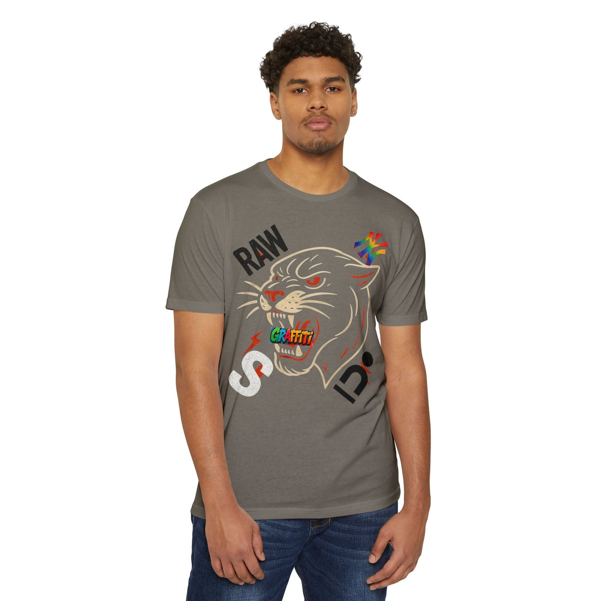 Urban Graffiti Panther T-Shirt | Cool Graphic Tee, Streetwear, Unisex Fashion, Casual Wear, Graphic T-shirt Printify