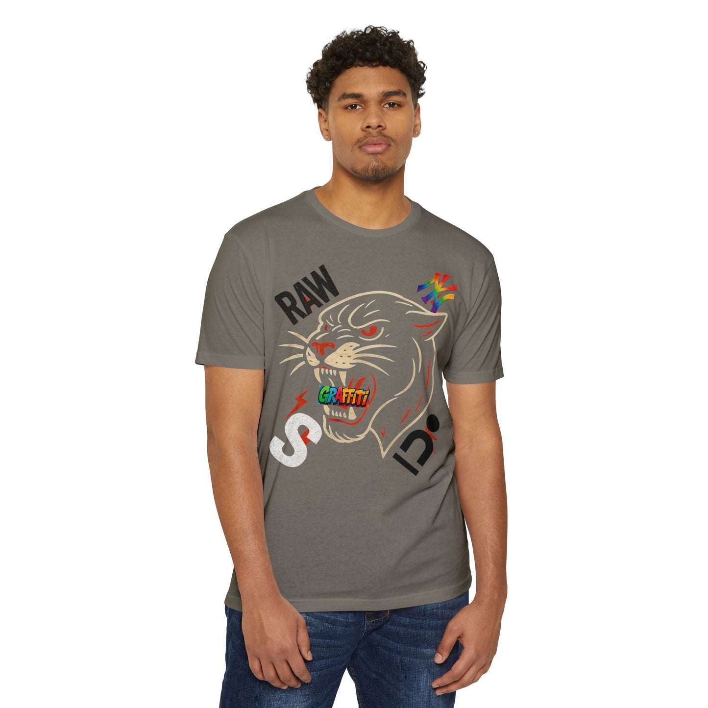 Urban Graffiti Panther T-Shirt | Cool Graphic Tee, Streetwear, Unisex Fashion, Casual Wear, Graphic T-shirt Printify