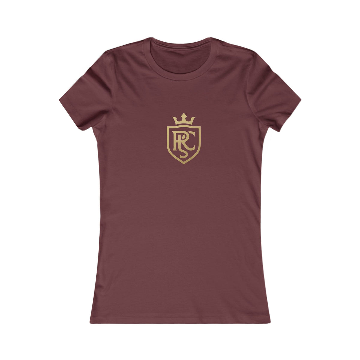 Gold Shield Women's Tee - Casual Wear, Gift for Her, Birthday Gift, Everyday Comfort, Logo Tee, Stylish T-Shirt
