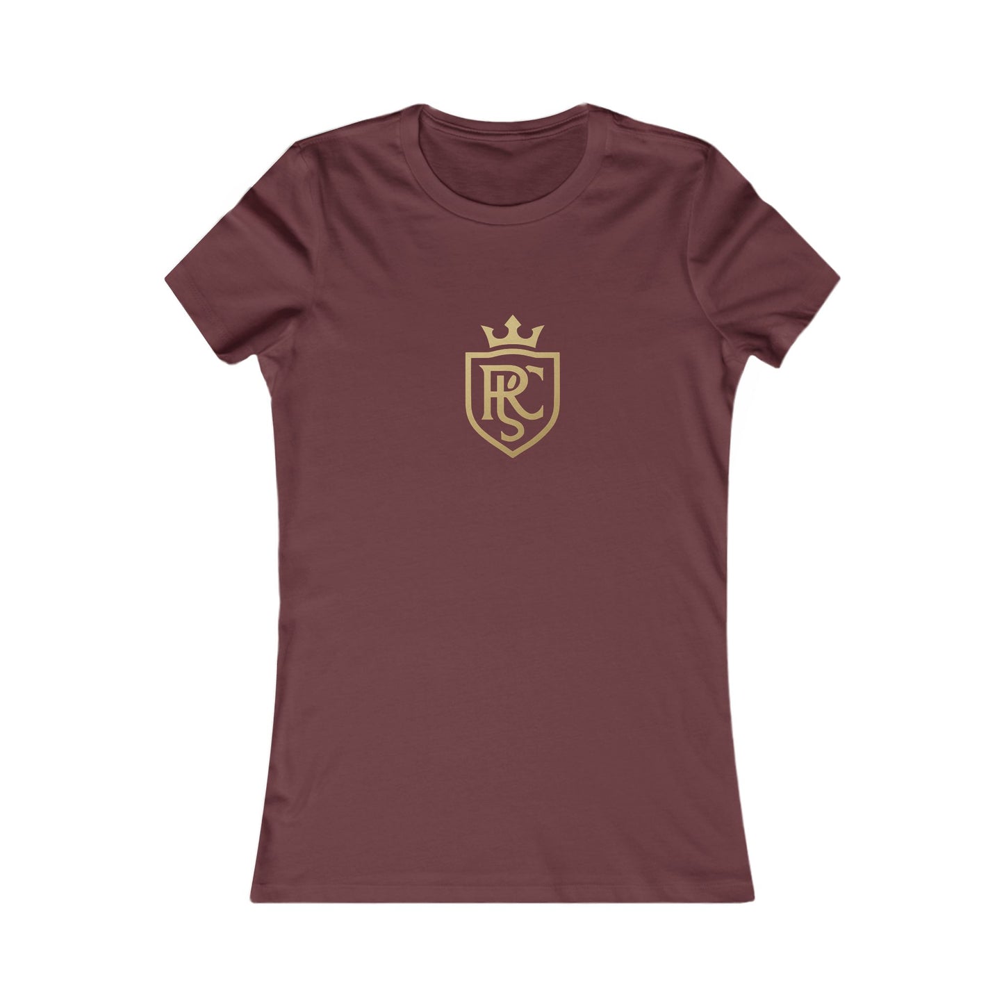 Gold Shield Women's Tee - Casual Wear, Gift for Her, Birthday Gift, Everyday Comfort, Logo Tee, Stylish T-Shirt
