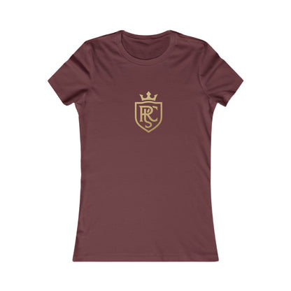 Gold Shield Women's Tee - Casual Wear, Gift for Her, Birthday Gift, Everyday Comfort, Logo Tee, Stylish T-Shirt
