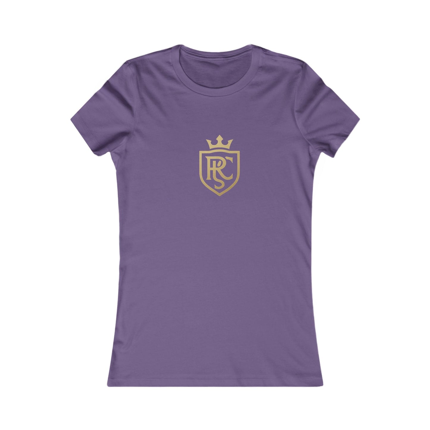 Gold Shield Women's Tee - Casual Wear, Gift for Her, Birthday Gift, Everyday Comfort, Logo Tee, Stylish T-Shirt Printify