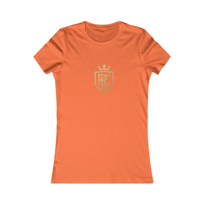 Gold Shield Women's Tee - Casual Wear, Gift for Her, Birthday Gift, Everyday Comfort, Logo Tee, Stylish T-Shirt Printify