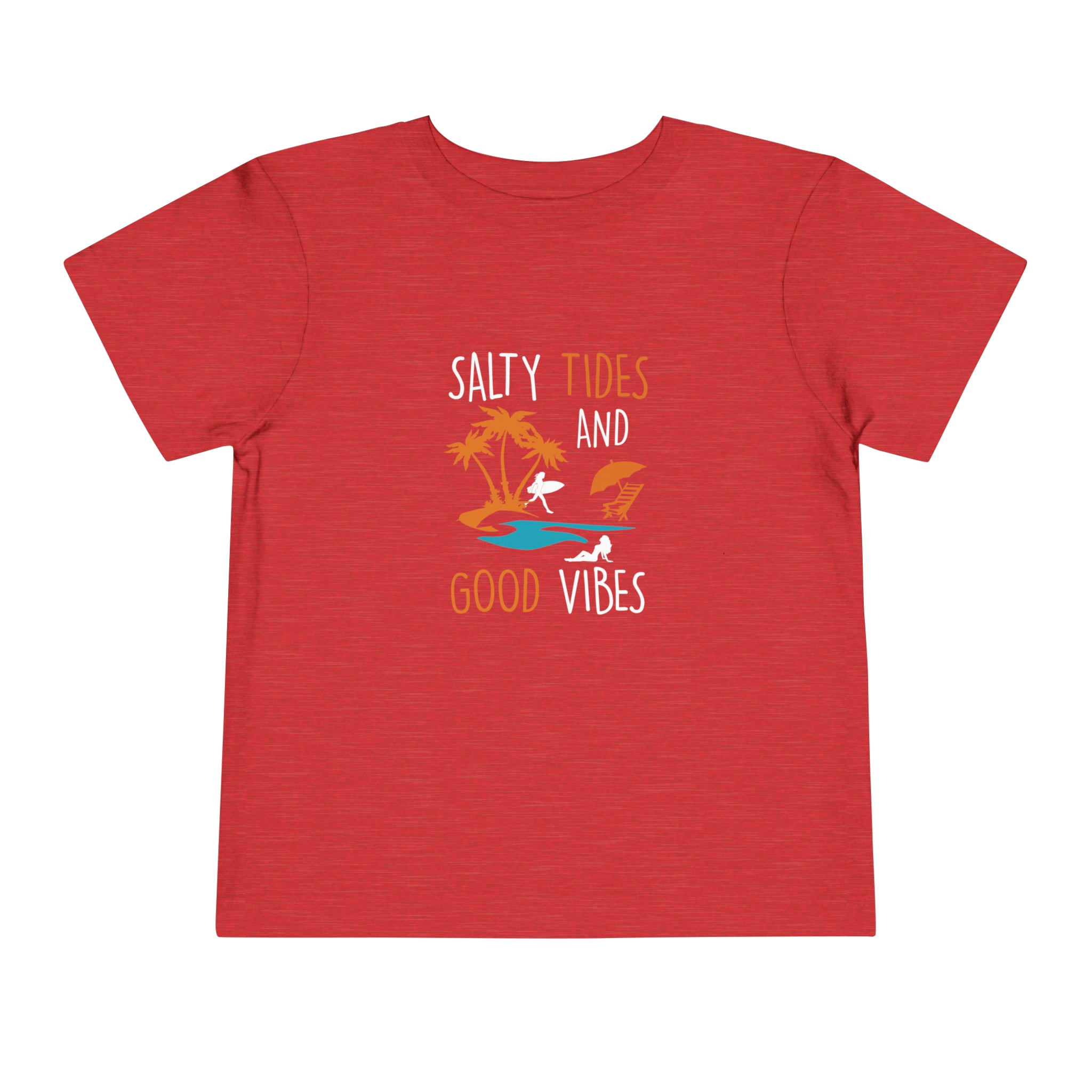 Salty Tides And Good Vibes Toddler Tee
