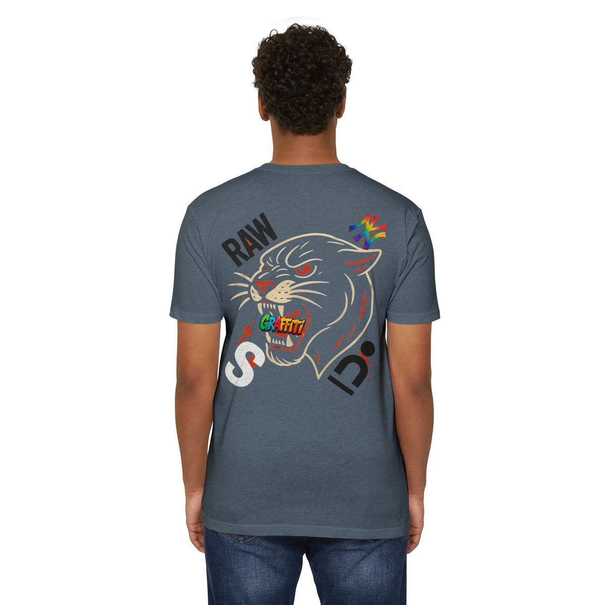 Urban Graffiti Panther T-Shirt | Cool Graphic Tee, Streetwear, Unisex Printify