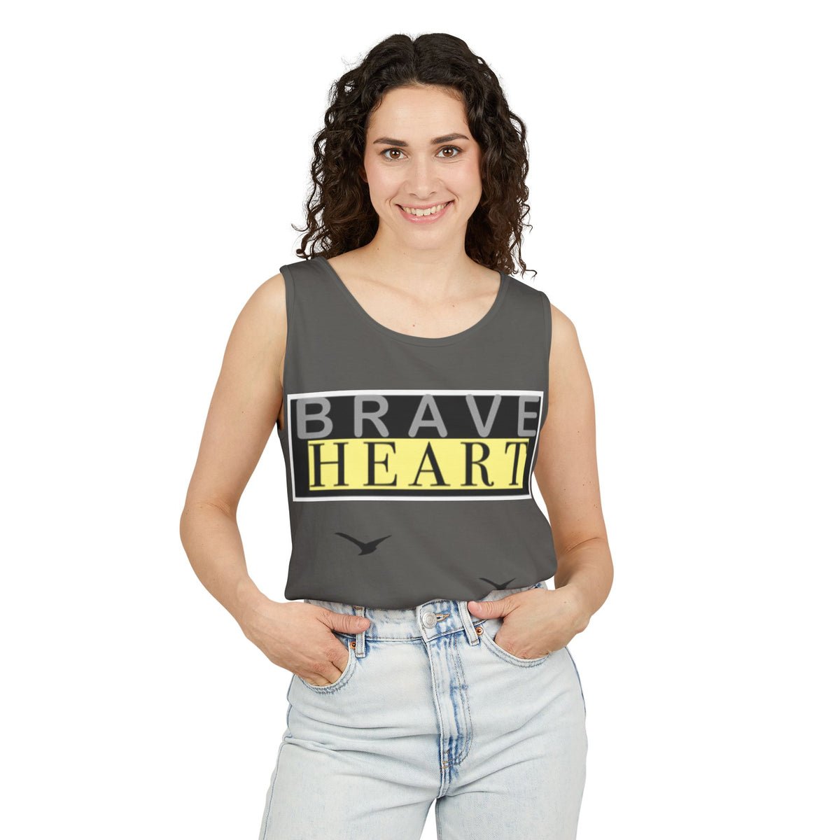 Brave Heart Tank Top | Unisex Garment-Dyed Tee