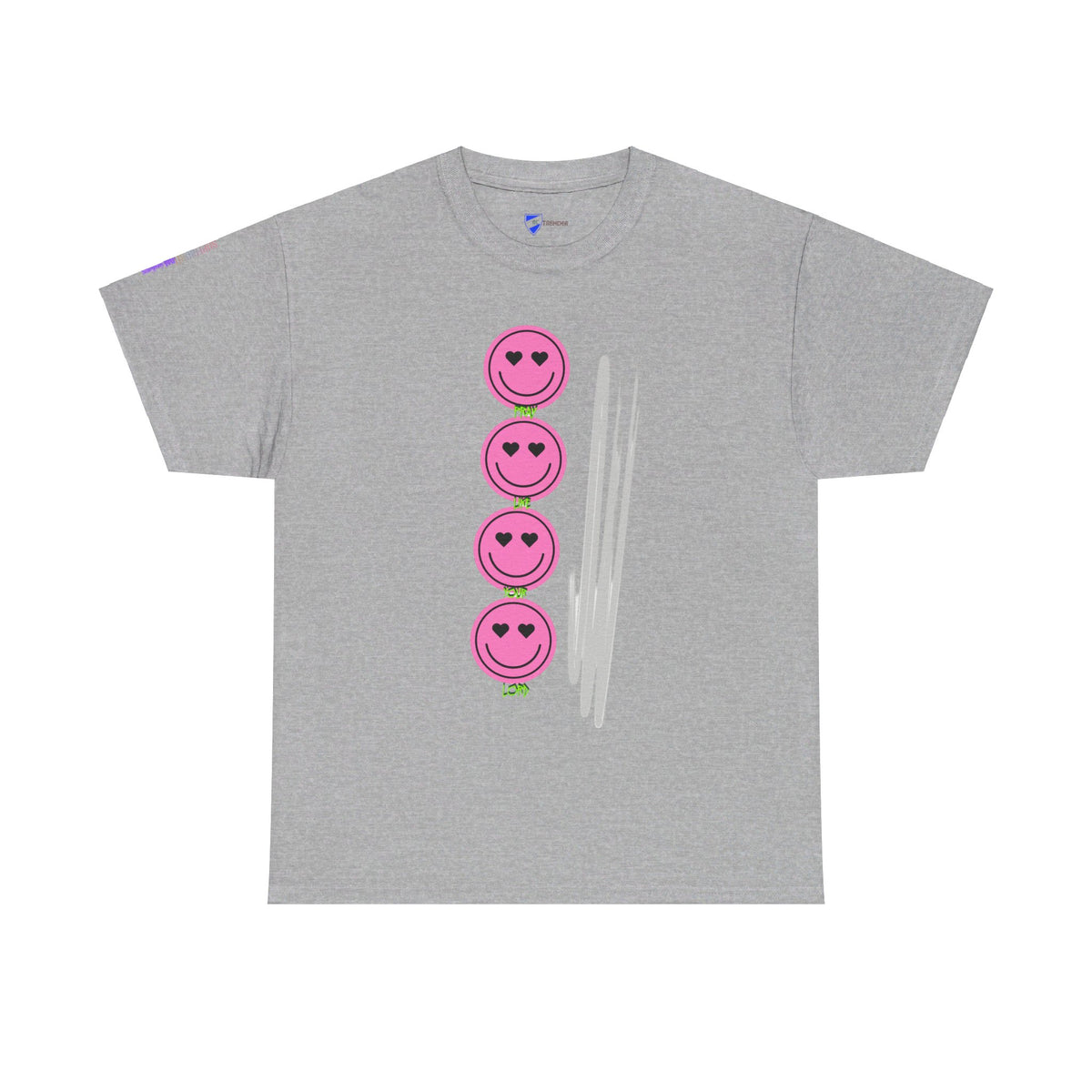 RCNSONS Unisex Heavy Cotton Smileys Tee